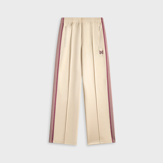 Needles Track Pant Poly Smooth - Ivory | Kith