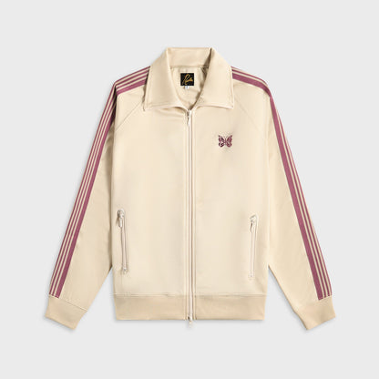 Needles Track Jacket Poly Smooth - Ivory | Kith