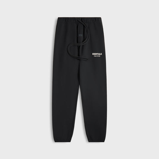 Essentials Classic Fit Fleece Sweatpant - Jet Black | Kith