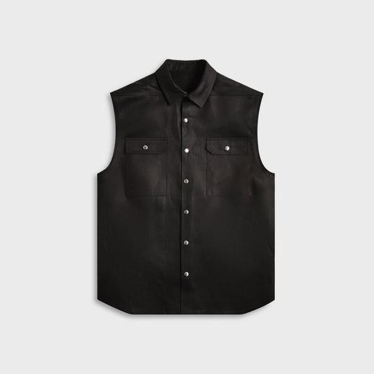 Rick Owens Giacca Senza Maniche Jumbo Sl Outershirt - Black | Kith