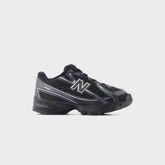 New Balance TD 740 Bungee Lace - Black / Silver Metallic | Kith