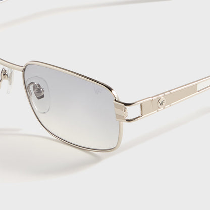 Vintage Frames Dime 24KT - White Gold / Charcoal Gradient | Kith