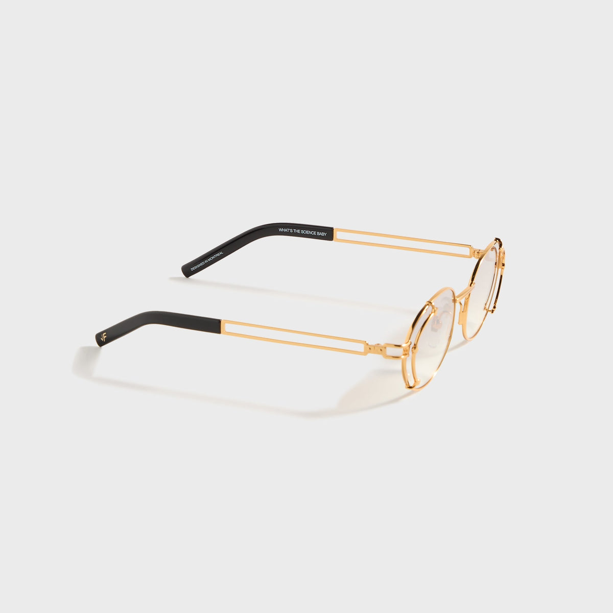 Vintage Frames Knowledge 24KT - Yellow Gold / Brown Smoke Gradient | Kith