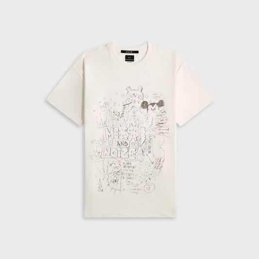 Ksubi Noize Biggie Short Sleeve Tee - Vintage White | Kith