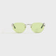 White Gold / Lime Green