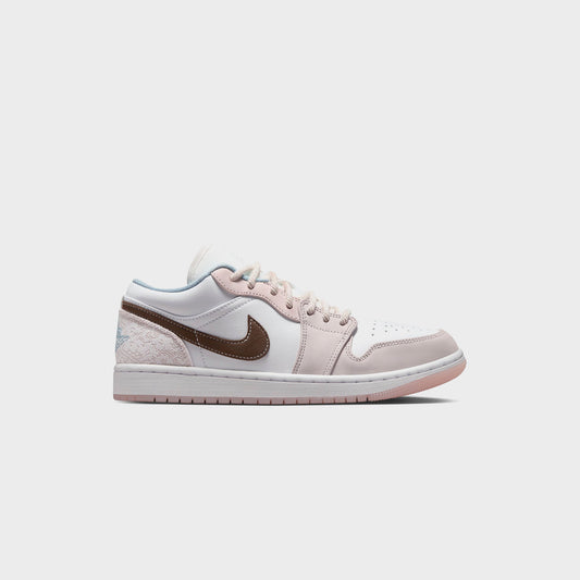 Nike WMNS Air Jordan 1 Low - White / Light Soft Pink / Ironstone | Kith