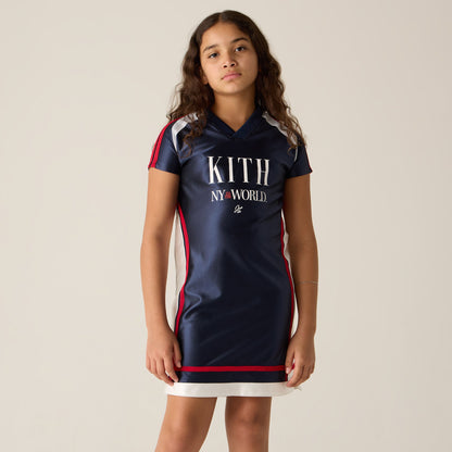 Kith Kids NY to the World Faille Fade Jersey Dress - Nocturnal | Kith