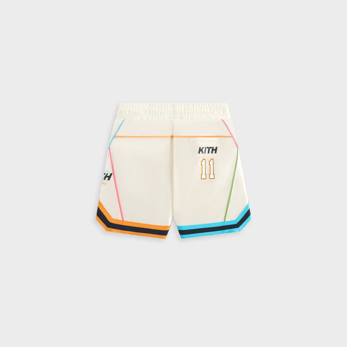 Kith Kids NY to the World Unisphere Faille Short - Sandrift | Kith