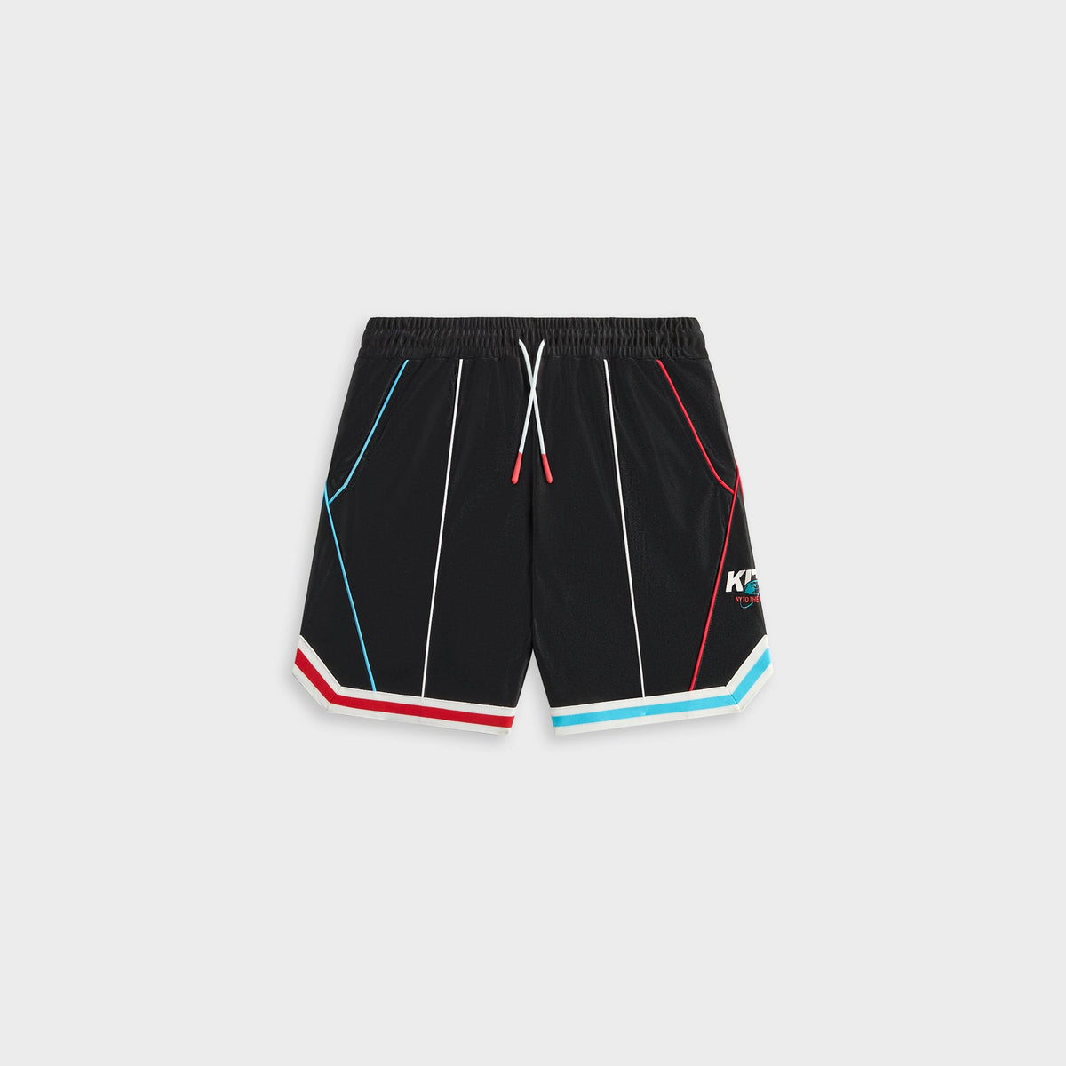 Kith Kids NY to the World Unisphere Faille Short - Black | Kith