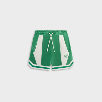 Kith Kids NY to the World Faille Curtis Short - Parrot | Kith