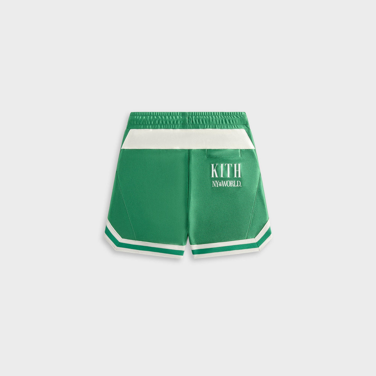Kith Kids NY to the World Faille Curtis Short - Parrot | Kith