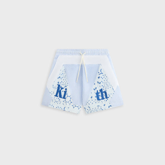 Kith Kids Patchwork Turbo Short - Larimar | Kith