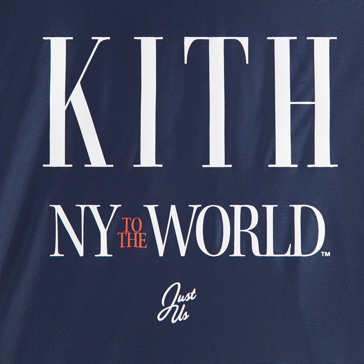 Kith Kids NY to the World Faille Leon Jersey - Nocturnal | Kith