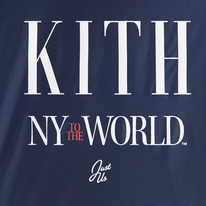 Kith Kids NY to the World Faille Leon Jersey - Nocturnal | Kith