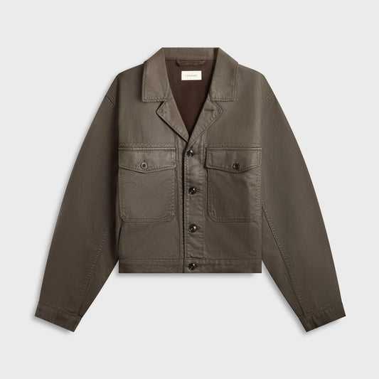 Lemaire Trucker Jacket - Dark Chocolate | Kith