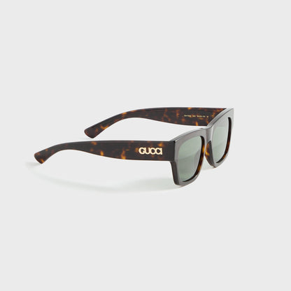 Gucci Rectangle Frames - Tortoise | Kith