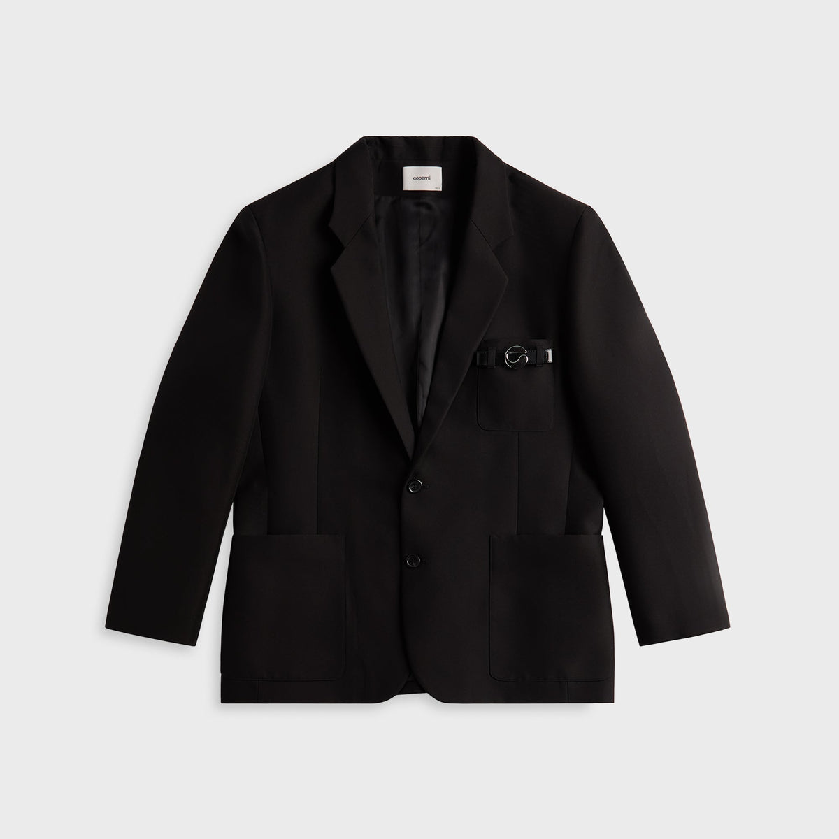 Coperni Belted Pocket Tailored Jacket - Black | Kith