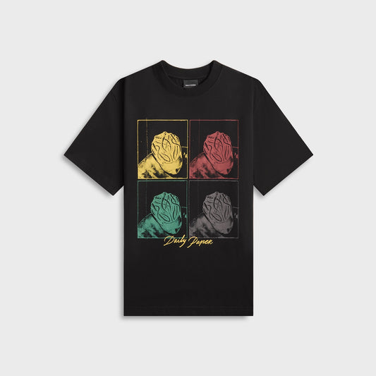 Daily Paper Frame Tee - Black | Kith