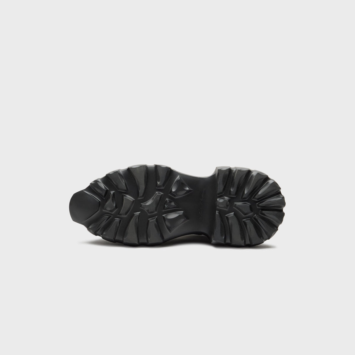 Rick Owens Megalaced Mega Tractor Stivali in Pelle - Black | Kith