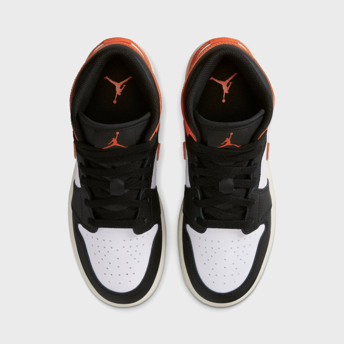 Jordan GS Air Jordan 1 Mid - Starfish / Black / White / Sail | Kith