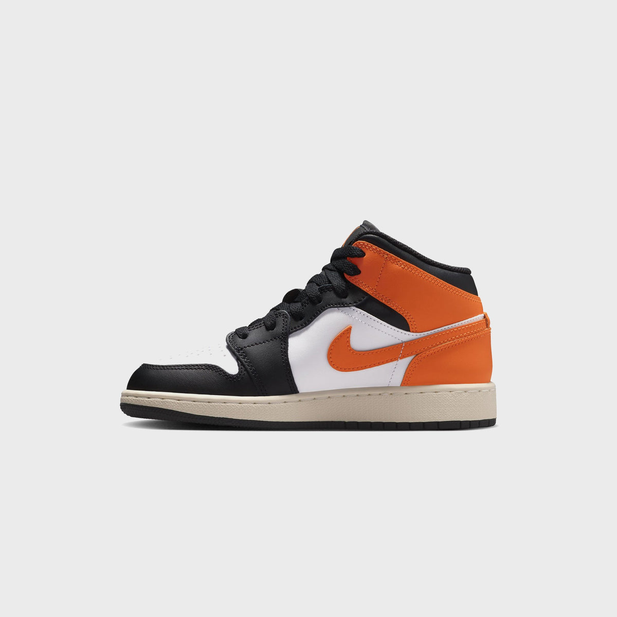 Jordan GS Air Jordan 1 Mid - Starfish / Black / White / Sail | Kith