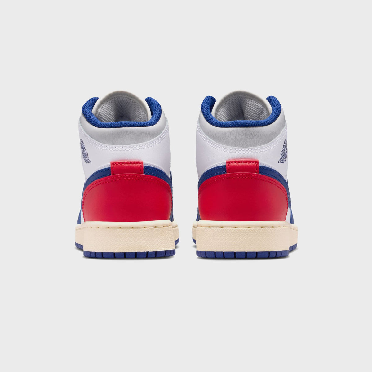 Jordan GS Air Jordan 1 Mid - White / Deep Royal Blue / University | Kith