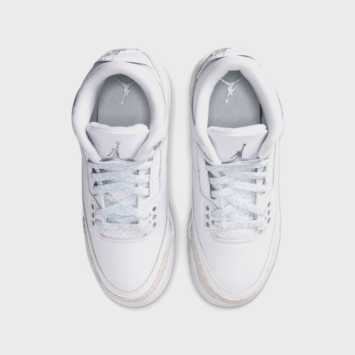 Nike PS Air Jordan 3 Retro - White / Metallic Silver / White | Kith
