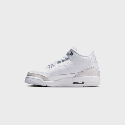 Nike PS Air Jordan 3 Retro - White / Metallic Silver / White | Kith