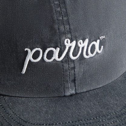 by Parra Scripted 6 Panel Cap - Navy | Kith