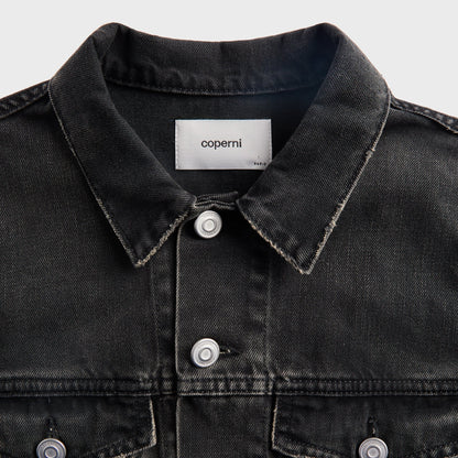 Coperni Hybrid Denim Short Jacket - Black | Kith
