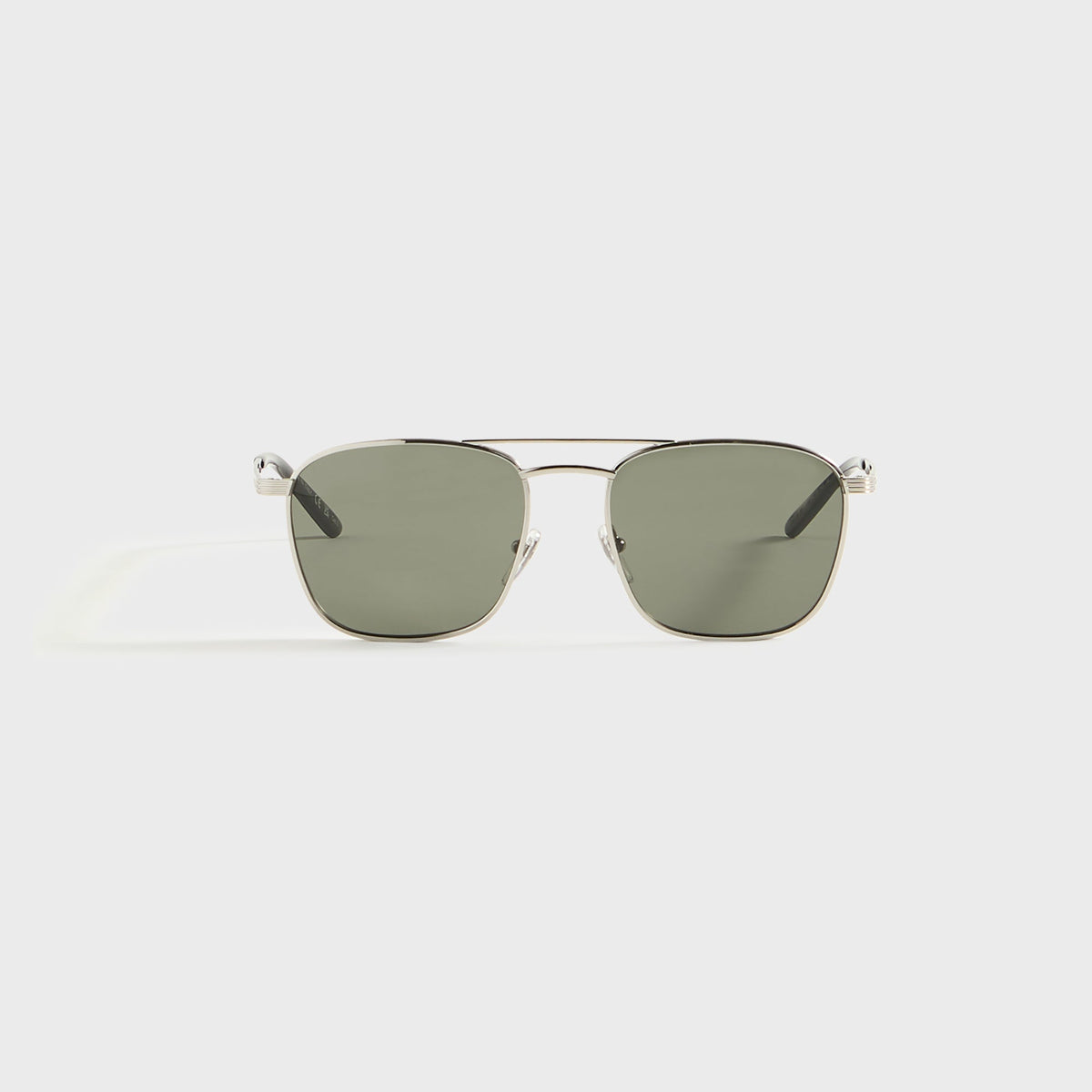 Gucci Square Sunglasses - Silver | Kith