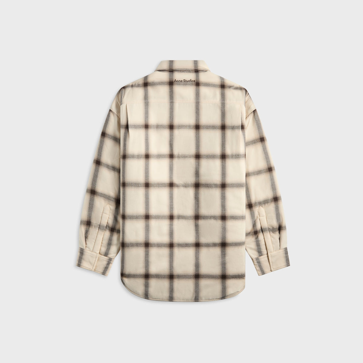 Acne Studios Flannel Button-Up Shirt - Beige / Multi | Kith