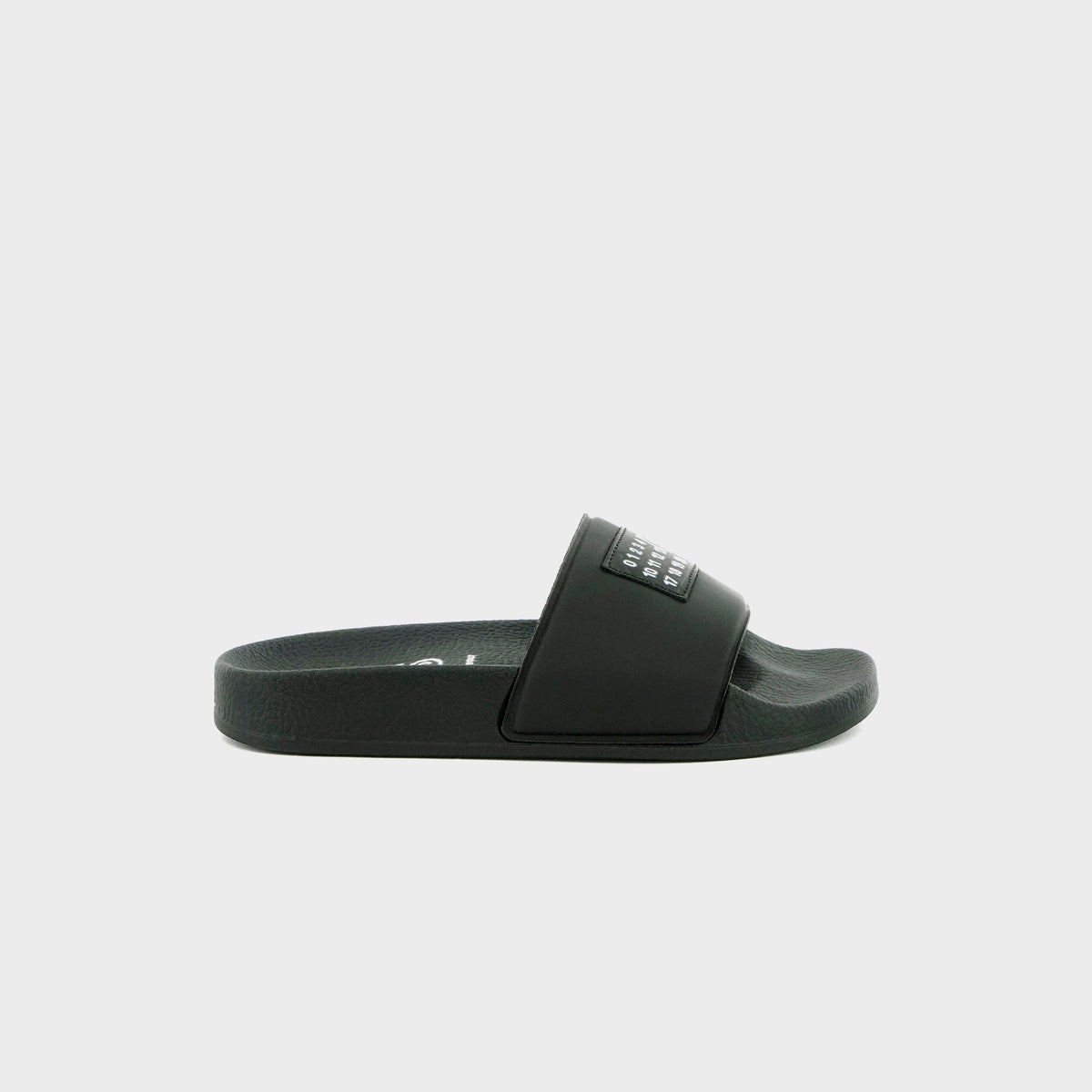 MM6 Maison Margiela Kids PVC Pool Slides - Black | Kith