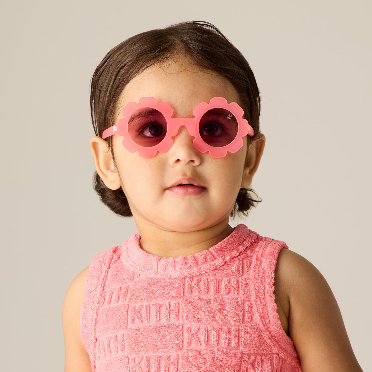 Kith Baby for Babiators Flower - Frosted Pink 0-2 | Kith