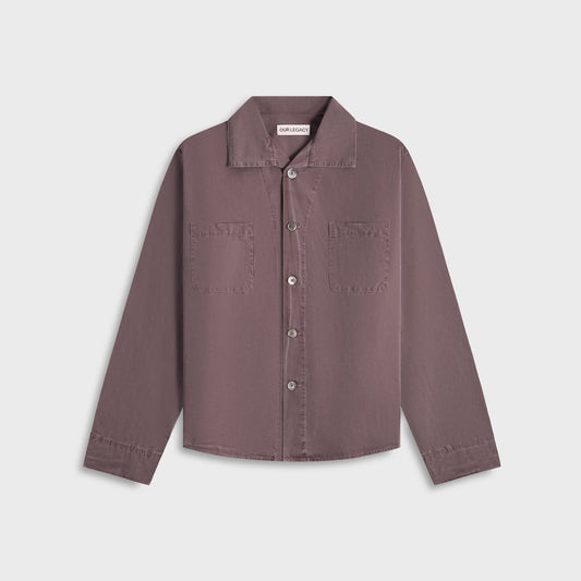 Our Legacy Funnel Shirt - Charcoal Bordeaux | Kith