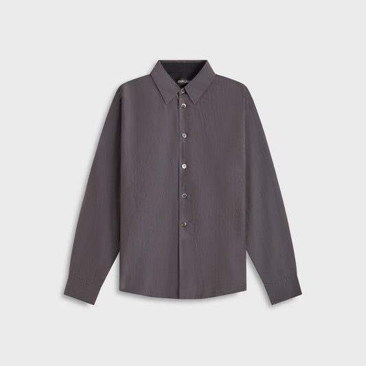 Our Legacy Beyond Shirt - Charcoal Bordeaux | Kith