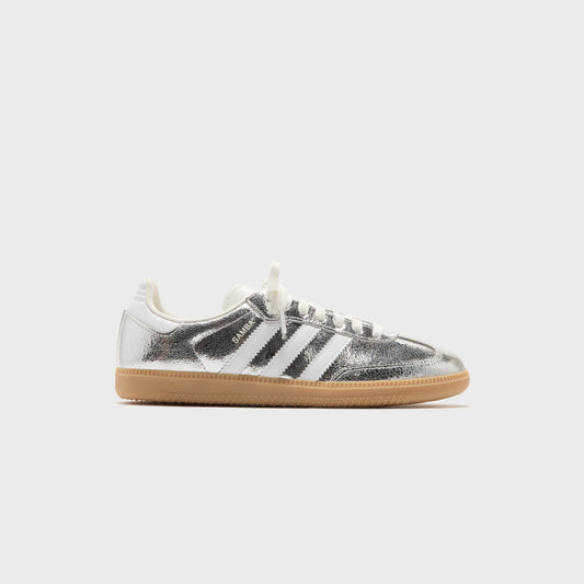adidas WMNS Samba OG - Silver Metallic / Cloud White / Core White | Kith