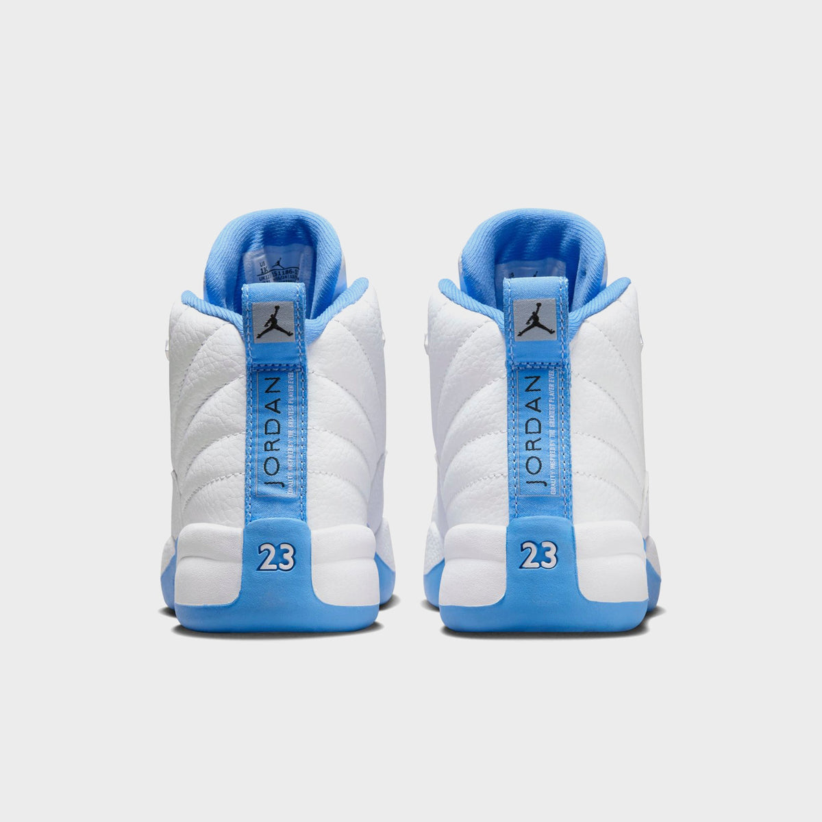 Jordan PS Jordan 12 Retro - White / Metallic Silver / University Blue | Kith