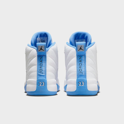 Jordan PS Jordan 12 Retro - White / Metallic Silver / University Blue | Kith