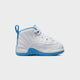 White / Metallic Silver / University Blue