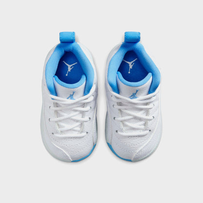Jordan TD Jordan 12 Retro - White / Metallic Silver / University Blue | Kith