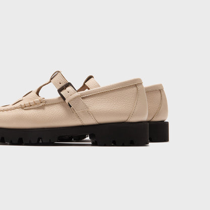 G.H. Bass Mary Jane Fisherman Super Lug - Off White | Kith