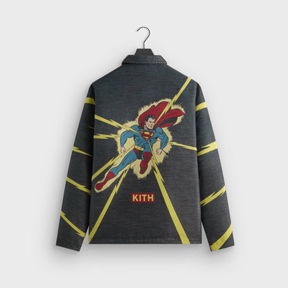 Superman | Kith Lightning Tapestry Jacket - Black | Kith