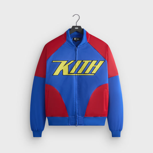 Superman | Kith Satin Bomber Jacket - Cyclone | Kith