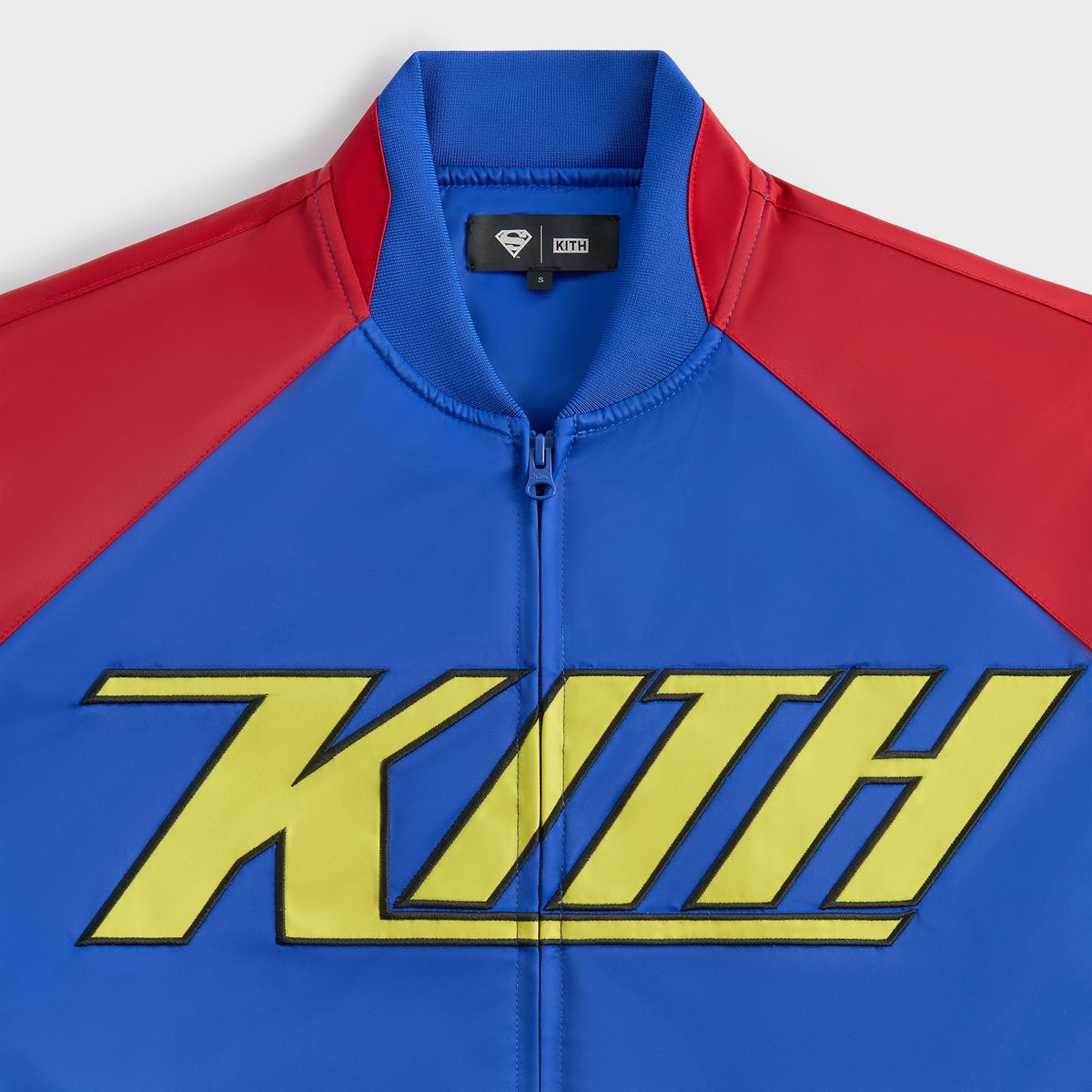 Superman | Kith Satin Bomber Jacket - Cyclone | Kith
