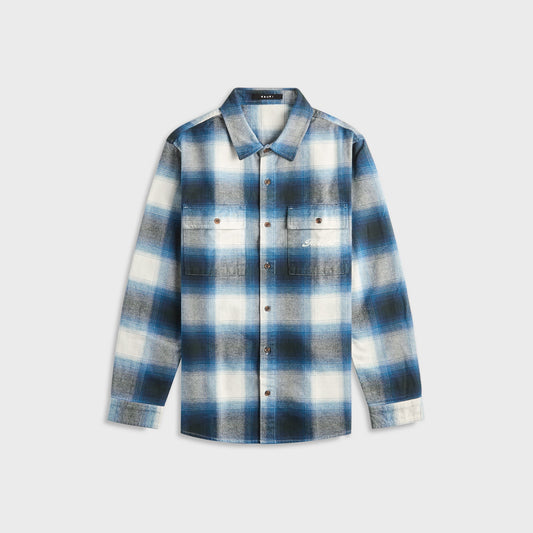 Ksubi Rosebowl Long Sleeve Shirt - Salted Blue | Kith