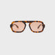 Brown Tortoise / Maroon Lens