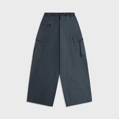 Marni Light Wool Blend Drawstring Cargo Workwear Pants - Dark Ash | Kith