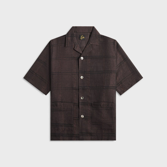 Needles Cabana Plaid Jacquard Shirt - Brown | Kith