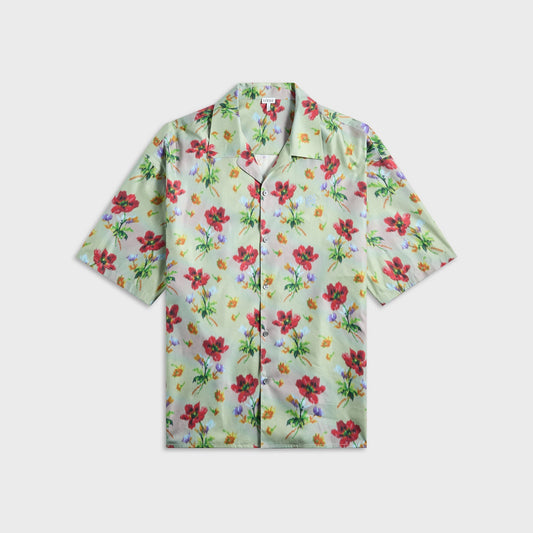 Loewe Short Sleeve Shirt - Green / Red | Kith
